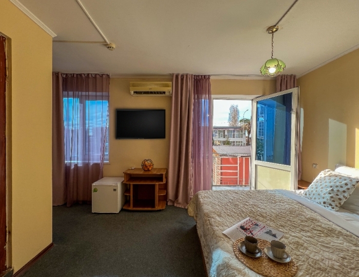 1-мест. (разм. в 2-мест.) станд. - Гостиница «Мега» Гагра